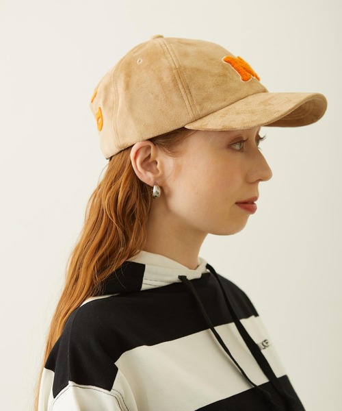 MILKFED.（ミルクフェド）の「INITIAL EMBROIDERED CAP（キャップ・レディース・ベージュ/ブラック/ネイビー・ONE SIZE）」の6枚目の写真