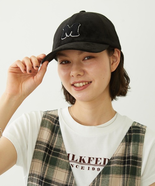MILKFED.（ミルクフェド）の「INITIAL EMBROIDERED CAP（キャップ・レディース・ベージュ/ブラック/ネイビー・ONE SIZE）」の15枚目の写真