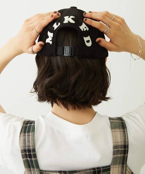 MILKFED.（ミルクフェド）の「INITIAL EMBROIDERED CAP（キャップ・レディース・ベージュ/ブラック/ネイビー・ONE SIZE）」の18枚目の写真