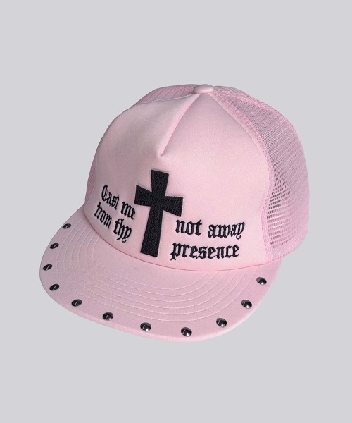 SCULPTOR(スカルプター)の「Cross Mesh Cap(キャップ・レディース・ピンク/ブラック・FREE)」の2枚目の写真