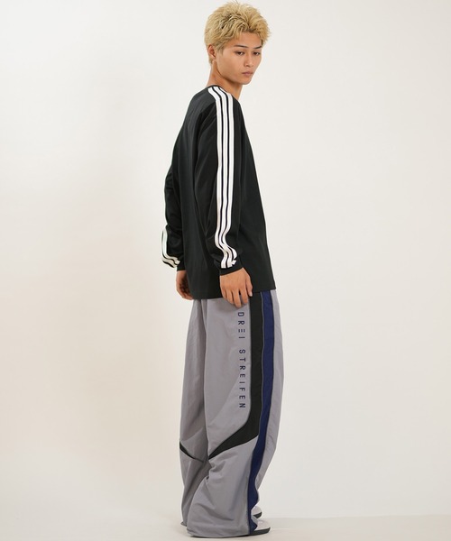 adidas(アディダス)の「adidas/アディダス ロングパンツ TR714(その他パンツ・メンズ・ダークグレー/ブラック×パープル・XL/L/M)」の9枚目の写真