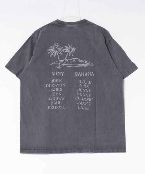 HOUSTON(ヒューストン)の「HOUSTON USED加工プリントTシャツ(COAST GUARD)(Tシャツ/カットソー・メンズ・サーモンピンク/ブラウン/ホワイト/ネイビー・XX-LARGE/X-LARGE/LARGE/MEDIUM)」の11枚目の写真