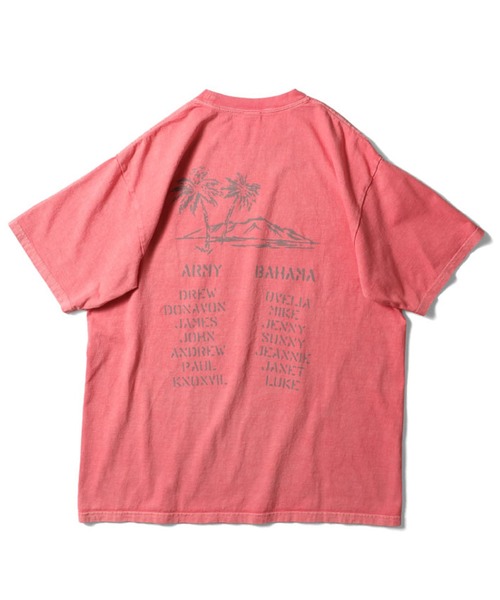 HOUSTON(ヒューストン)の「HOUSTON USED加工プリントTシャツ(COAST GUARD)(Tシャツ/カットソー・メンズ・サーモンピンク/ブラウン/ホワイト/ネイビー・XX-LARGE/X-LARGE/LARGE/MEDIUM)」の13枚目の写真