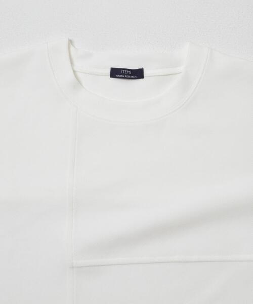 ITEMS URBANRESEARCH(アイテムズ アーバンリサーチ)の「シャドーパターンキリカエ半袖Tシャツ(Tシャツ/カットソー・メンズ・オリーブ/ブラック/ベージュ/ホワイト・LARGE/MEDIUM)」の12枚目の写真