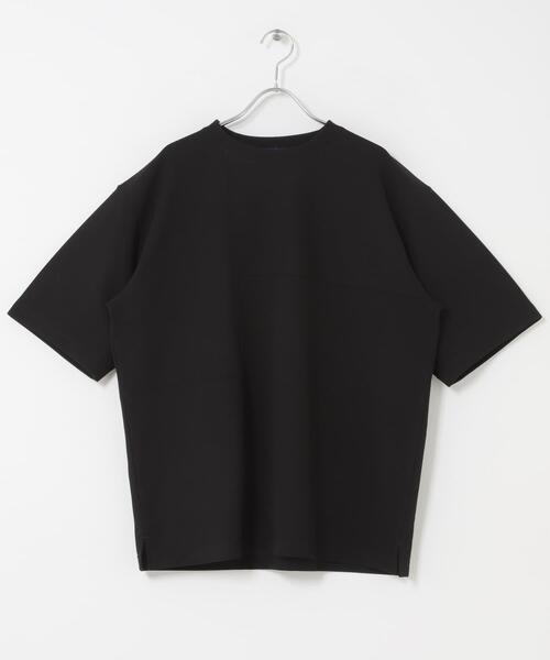 ITEMS URBANRESEARCH(アイテムズ アーバンリサーチ)の「シャドーパターンキリカエ半袖Tシャツ(Tシャツ/カットソー・メンズ・オリーブ/ブラック/ベージュ/ホワイト・LARGE/MEDIUM)」の19枚目の写真