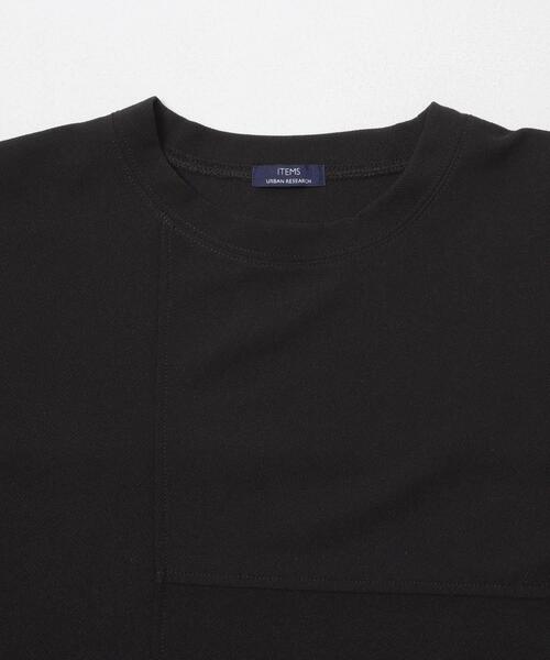 ITEMS URBANRESEARCH(アイテムズ アーバンリサーチ)の「シャドーパターンキリカエ半袖Tシャツ(Tシャツ/カットソー・メンズ・オリーブ/ブラック/ベージュ/ホワイト・LARGE/MEDIUM)」の20枚目の写真
