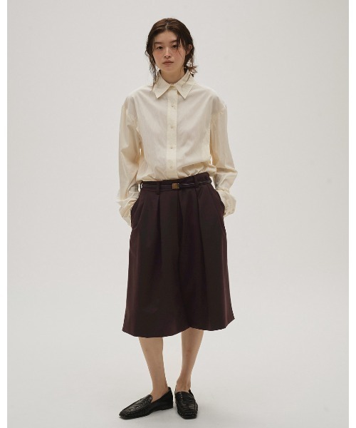 TODAYFUL(トゥデイフル)の「Twill Bermuda Pants(その他パンツ・レディース・ダークブラウン/ブラック・38inch/36inch)」の22枚目の写真
