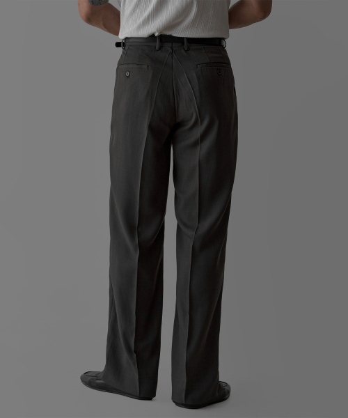 BOWLOW PRODUCT（バウロープロダクト）の「サマーセミフレアスラックス[チャコール]（スラックス・メンズ・その他・MEDIUM/LARGE/X-LARGE）」の5枚目の写真