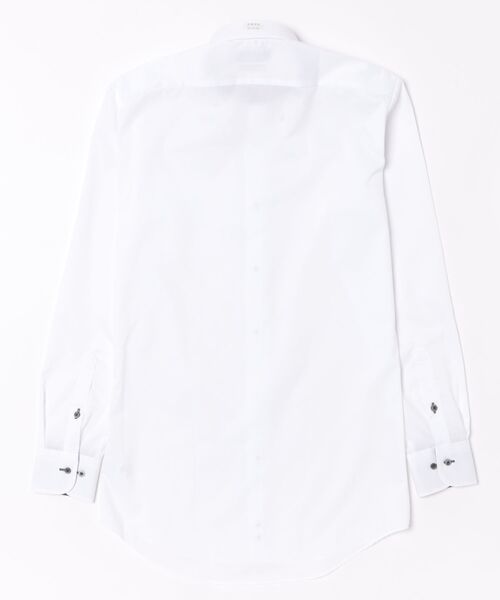 TOKYO SHIRTS(トウキョウシャツ)の「【超形態安定】【吸水速乾】 形態安定ノンアイロン ボタンダウン 長袖ビジネスワイシャツ(大きいサイズ・長いサイズ)(ビジネスシャツ・メンズ・ホワイト・首回り47cm-裄丈86cm/首回り47cm-裄丈90cm/首回り45cm-裄丈90cm/首回り45cm-裄丈82cm/首回り42cm-裄丈90cm/首回り45cm-裄丈86cm/首回り43cm-裄丈90cm/首回り41cm-裄丈90cm/首回り39cm-裄丈88cm)」の2枚目の写真