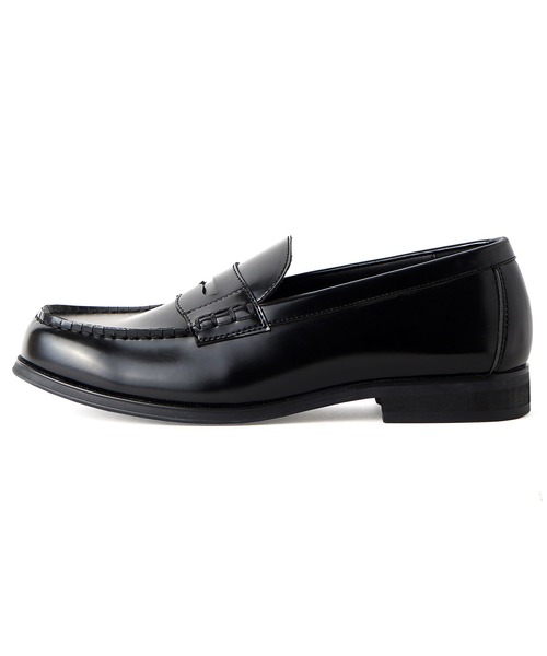 Midland FootWears（ミッドランド フットウエアーズ）の「スタンダード コインローファー / Midland Footwears 000016（ローファー・メンズ・ブラック・27.5cm/27.0cm/26.5cm/26.0cm/25.5cm/25.0cm/24.5cm/28.0cm）」の4枚目の写真