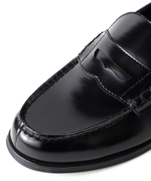 Midland FootWears（ミッドランド フットウエアーズ）の「スタンダード コインローファー / Midland Footwears 000016（ローファー・メンズ・ブラック・27.5cm/27.0cm/26.5cm/26.0cm/25.5cm/25.0cm/24.5cm/28.0cm）」の6枚目の写真