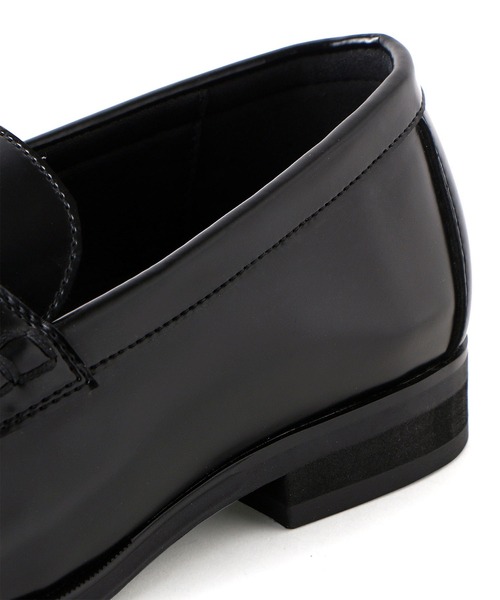 Midland FootWears（ミッドランド フットウエアーズ）の「スタンダード コインローファー / Midland Footwears 000016（ローファー・メンズ・ブラック・27.5cm/27.0cm/26.5cm/26.0cm/25.5cm/25.0cm/24.5cm/28.0cm）」の7枚目の写真