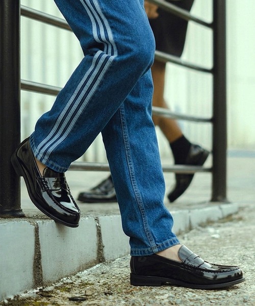Midland FootWears（ミッドランド フットウエアーズ）の「スタンダード コインローファー / Midland Footwears 000016（ローファー・メンズ・ブラック・27.5cm/27.0cm/26.5cm/26.0cm/25.5cm/25.0cm/24.5cm/28.0cm）」の14枚目の写真