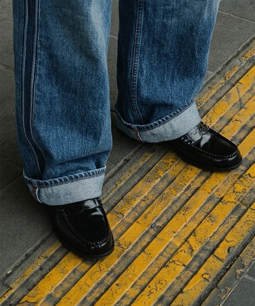 Midland FootWears（ミッドランド フットウエアーズ）の「スタンダード コインローファー / Midland Footwears 000016（ローファー・メンズ・ブラック・27.5cm/27.0cm/26.5cm/26.0cm/25.5cm/25.0cm/24.5cm/28.0cm）」の15枚目の写真