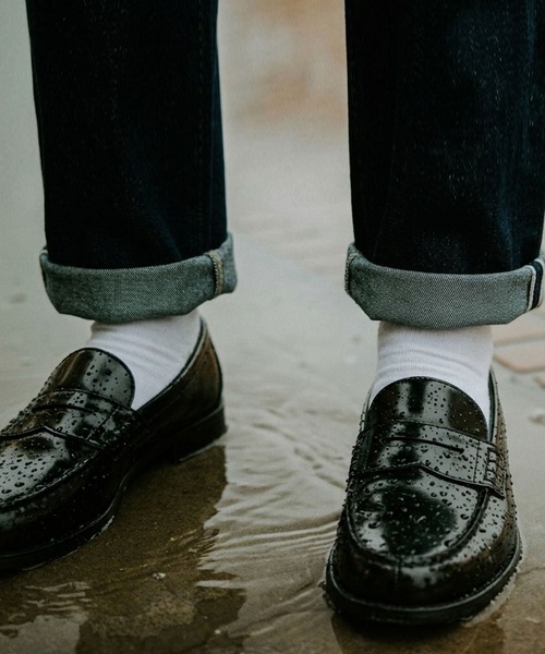 Midland FootWears（ミッドランド フットウエアーズ）の「スタンダード コインローファー / Midland Footwears 000016（ローファー・メンズ・ブラック・27.5cm/27.0cm/26.5cm/26.0cm/25.5cm/25.0cm/24.5cm/28.0cm）」の13枚目の写真