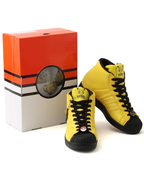 adidas(アディダス)の「adidas POKEMON SUPERSTAR II MID / アディダス ポケモン スーパースター II ミッド 【SP】(スニーカー・メンズ・イエロー・23.0cm/29.0cm/28.5cm/28.0cm/27.5cm/27.0cm/26.5cm/26.0cm/25.5cm/25.0cm/24.5cm/24.0cm/23.5cm)」の7枚目の写真