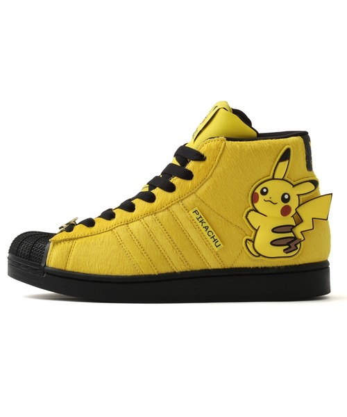 adidas(アディダス)の「adidas POKEMON SUPERSTAR II MID / アディダス ポケモン スーパースター II ミッド 【SP】(スニーカー・メンズ・イエロー・23.0cm/29.0cm/28.5cm/28.0cm/27.5cm/27.0cm/26.5cm/26.0cm/25.5cm/25.0cm/24.5cm/24.0cm/23.5cm)」の4枚目の写真