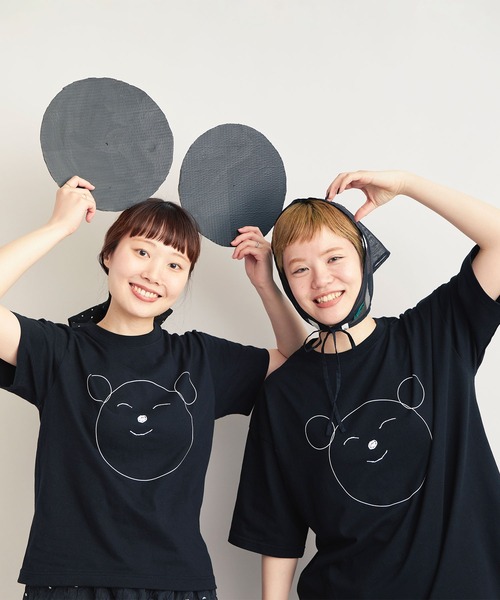 bulle de savon(ビュルデサボン)の「△【WEB&一部店舗限定】dot dot dot T-shirt(Tシャツ/カットソー・レディース・ブラック系その他・LARGE/SMALL)」の14枚目の写真