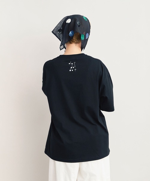 bulle de savon(ビュルデサボン)の「△【WEB&一部店舗限定】dot dot dot T-shirt(Tシャツ/カットソー・レディース・ブラック系その他・LARGE/SMALL)」の12枚目の写真