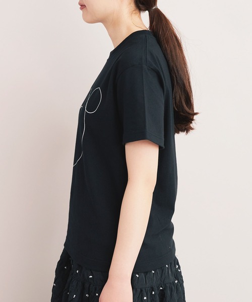 bulle de savon(ビュルデサボン)の「△【WEB&一部店舗限定】dot dot dot T-shirt(Tシャツ/カットソー・レディース・ブラック系その他・LARGE/SMALL)」の20枚目の写真