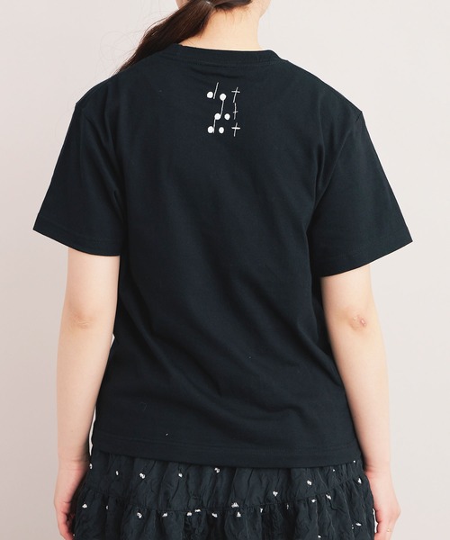 bulle de savon(ビュルデサボン)の「△【WEB&一部店舗限定】dot dot dot T-shirt(Tシャツ/カットソー・レディース・ブラック系その他・LARGE/SMALL)」の19枚目の写真