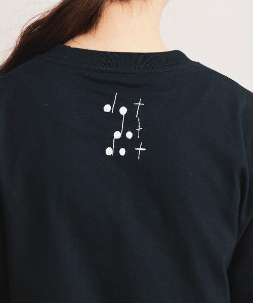 bulle de savon(ビュルデサボン)の「△【WEB&一部店舗限定】dot dot dot T-shirt(Tシャツ/カットソー・レディース・ブラック系その他・LARGE/SMALL)」の18枚目の写真