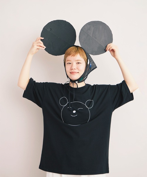 bulle de savon(ビュルデサボン)の「△【WEB&一部店舗限定】dot dot dot T-shirt(Tシャツ/カットソー・レディース・ブラック系その他・LARGE/SMALL)」の11枚目の写真