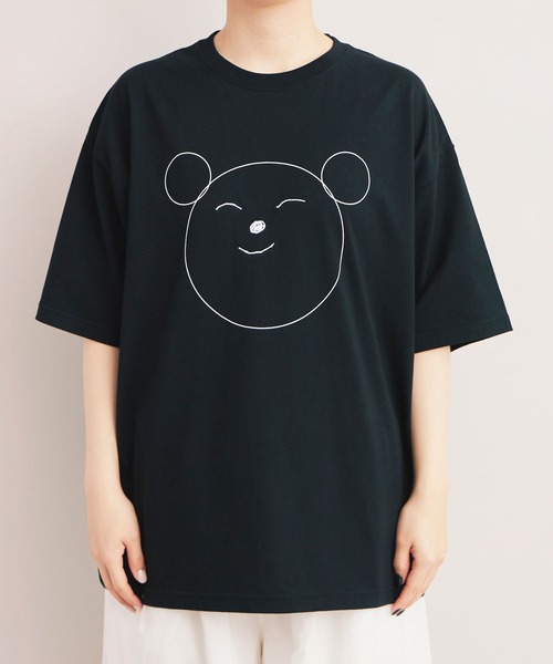 bulle de savon(ビュルデサボン)の「△【WEB&一部店舗限定】dot dot dot T-shirt(Tシャツ/カットソー・レディース・ブラック系その他・LARGE/SMALL)」の6枚目の写真