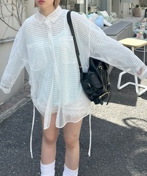 シアーBIGドロストシャツ