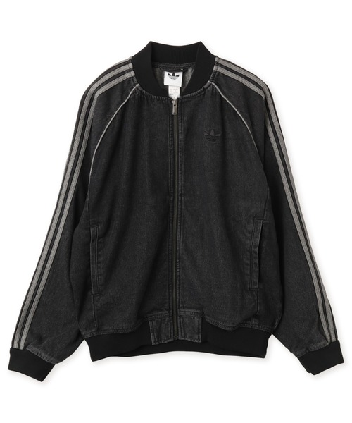 adidas(アディダス)の「adidas SST ADICOLOR DENIM TRACKTOP / アディダス SST アディカラー デニム トラックトップ(デニムジャケット・メンズ・ブラック・M/L/XL)」の1枚目の写真