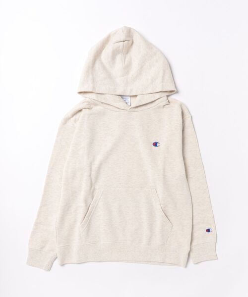 Champion(チャンピオン)の「Champion/チャンピオン HOODED SWEATSHIRT(スウェット・キッズ・グレー/パープル/ライム/ネイビー/オートミール/ブラック・130cm/160cm/150cm/140cm/120cm)」の3枚目の写真