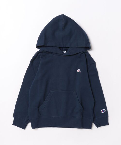 Champion(チャンピオン)の「Champion/チャンピオン HOODED SWEATSHIRT(スウェット・キッズ・グレー/パープル/ライム/ネイビー/オートミール/ブラック・130cm/160cm/150cm/140cm/120cm)」の5枚目の写真