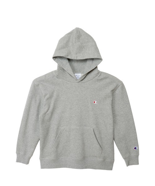 Champion(チャンピオン)の「Champion/チャンピオン HOODED SWEATSHIRT(スウェット・キッズ・グレー/パープル/ライム/ネイビー/オートミール/ブラック・130cm/160cm/150cm/140cm/120cm)」の7枚目の写真