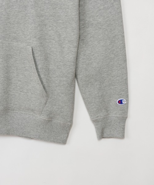 Champion(チャンピオン)の「Champion/チャンピオン HOODED SWEATSHIRT(スウェット・キッズ・グレー/パープル/ライム/ネイビー/オートミール/ブラック・130cm/160cm/150cm/140cm/120cm)」の8枚目の写真