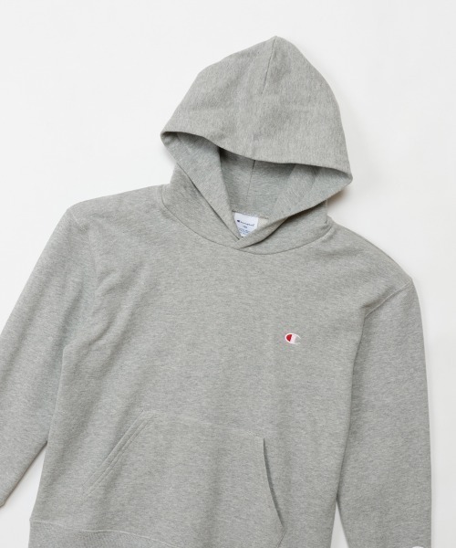 Champion(チャンピオン)の「Champion/チャンピオン HOODED SWEATSHIRT(スウェット・キッズ・グレー/パープル/ライム/ネイビー/オートミール/ブラック・130cm/160cm/150cm/140cm/120cm)」の9枚目の写真