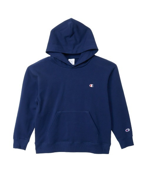 Champion(チャンピオン)の「Champion/チャンピオン HOODED SWEATSHIRT(スウェット・キッズ・グレー/パープル/ライム/ネイビー/オートミール/ブラック・130cm/160cm/150cm/140cm/120cm)」の17枚目の写真