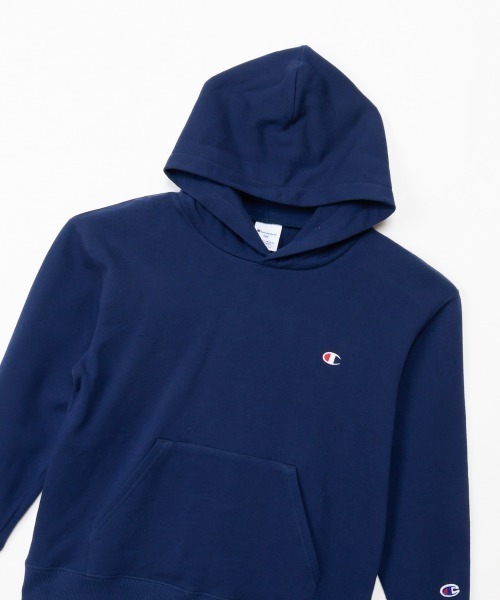 Champion(チャンピオン)の「Champion/チャンピオン HOODED SWEATSHIRT(スウェット・キッズ・グレー/パープル/ライム/ネイビー/オートミール/ブラック・130cm/160cm/150cm/140cm/120cm)」の19枚目の写真
