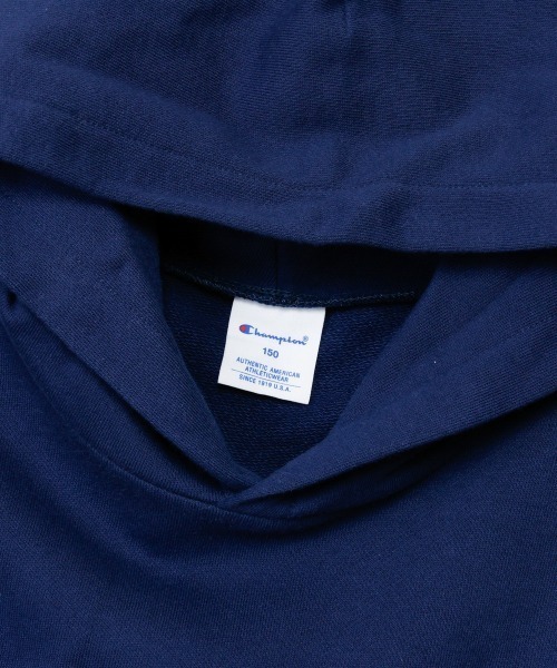 Champion(チャンピオン)の「Champion/チャンピオン HOODED SWEATSHIRT(スウェット・キッズ・グレー/パープル/ライム/ネイビー/オートミール/ブラック・130cm/160cm/150cm/140cm/120cm)」の20枚目の写真