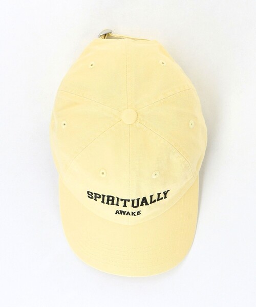 green label relaxing(グリーンレーベルリラクシング)の「<PICA PICA>SPIRITUALLY AWAKE 刺繍しゅう キャップ(キャップ・メンズ・イエロー・FREE)」の5枚目の写真