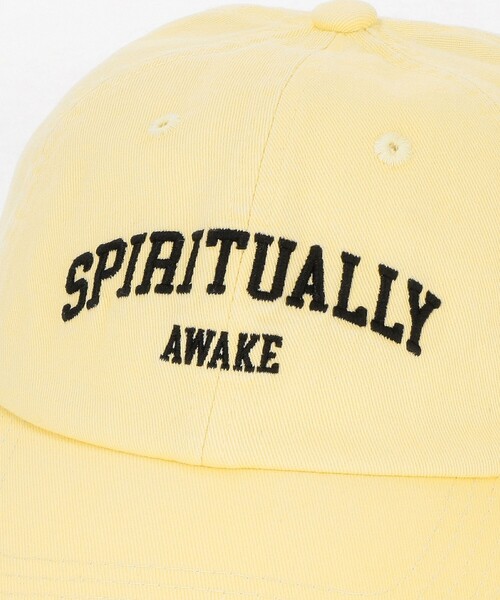 green label relaxing(グリーンレーベルリラクシング)の「<PICA PICA>SPIRITUALLY AWAKE 刺繍しゅう キャップ(キャップ・メンズ・イエロー・FREE)」の9枚目の写真