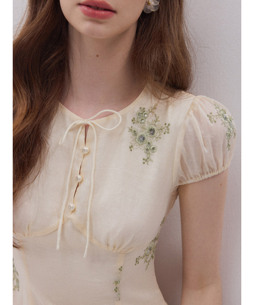 SINCETHEN(シンスゼン)の「オフィーリア刺繍ミニワンピース(ワンピース・レディース・その他・LARGE/MEDIUM/SMALL)」の16枚目の写真