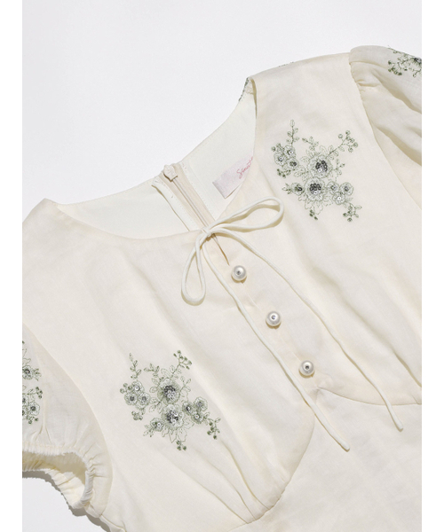 SINCETHEN(シンスゼン)の「オフィーリア刺繍ミニワンピース(ワンピース・レディース・その他・LARGE/MEDIUM/SMALL)」の9枚目の写真
