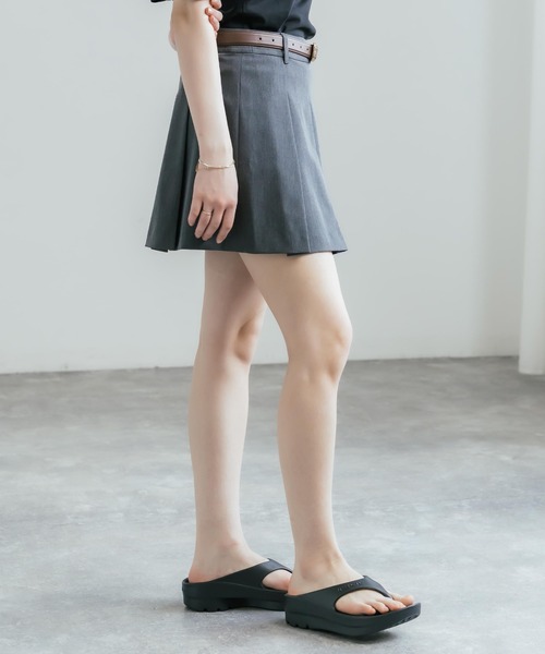 TELIC（テリック）の「TELIC テリック W-FLIPFLOP 軽量 厚底リカバリーサンダル/トングサンダル（サンダル・レディース・ライトグリーン/アイボリー/ライトブルー/ライトグレー/ブラック・S/M）」の13枚目の写真