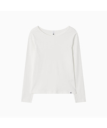 BASIC SLIM LONG SLEEVE, WHITE
