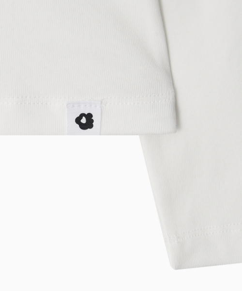 OHESHIO(オヘシオ)の「BASIC SLIM LONG SLEEVE, WHITE(Tシャツ/カットソー・レディース・その他・FREE)」の10枚目の写真