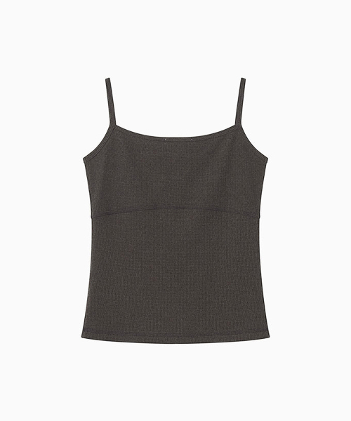 OHESHIO（オヘシオ）の「STITCH BUTTON SLEEVELESS, BROWN（Tシャツ/カットソー・レディース・その他・FREE）」の9枚目の写真