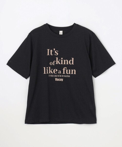 ANY（エニィ）の「シアーネップロゴＴシャツ（Tシャツ/カットソー・レディース・ブラック系/グリーン系/ベージュ系・F）」の21枚目の写真