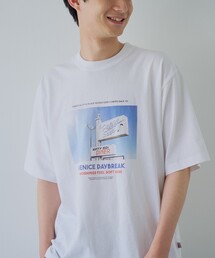 西海岸フォトプリントTシャツ