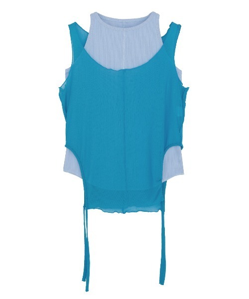 Ameri(アメリ)の「MEDI SET PACK TANK TOP(タンクトップ・レディース・ベージュ/ライトブルー/ブラック・MEDIUM/SMALL)」の17枚目の写真