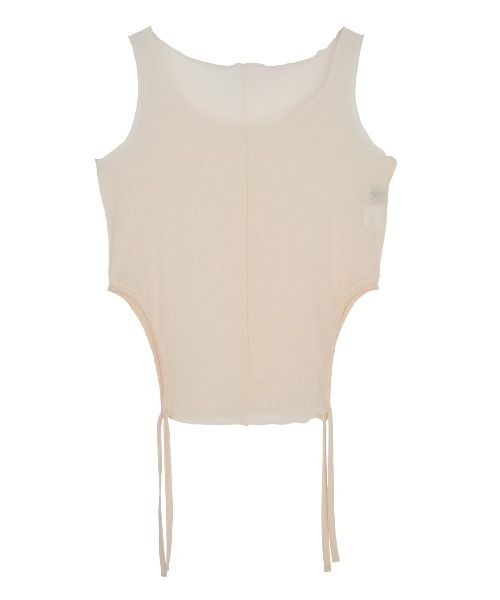 Ameri(アメリ)の「MEDI SET PACK TANK TOP(タンクトップ・レディース・ベージュ/ライトブルー/ブラック・MEDIUM/SMALL)」の9枚目の写真